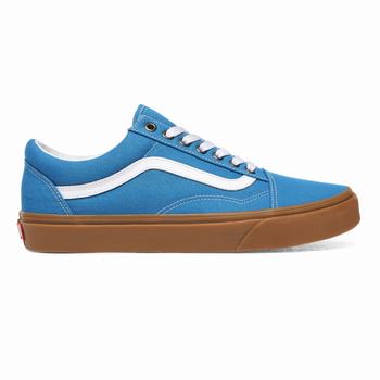 Férfi Vans Gum Old Skool Tornacipő VA9752683 Kék/Fehér